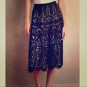 Anthropologie tea skirt
